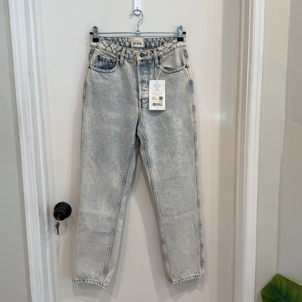 SEZANE Le Brut Denim Jeans in Edge Blue sz 27 NWT & SOLD OUT ONLINE - Picture 8 of 12